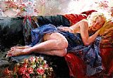 Garmash Canvas Paintings - Sleeping Beauty